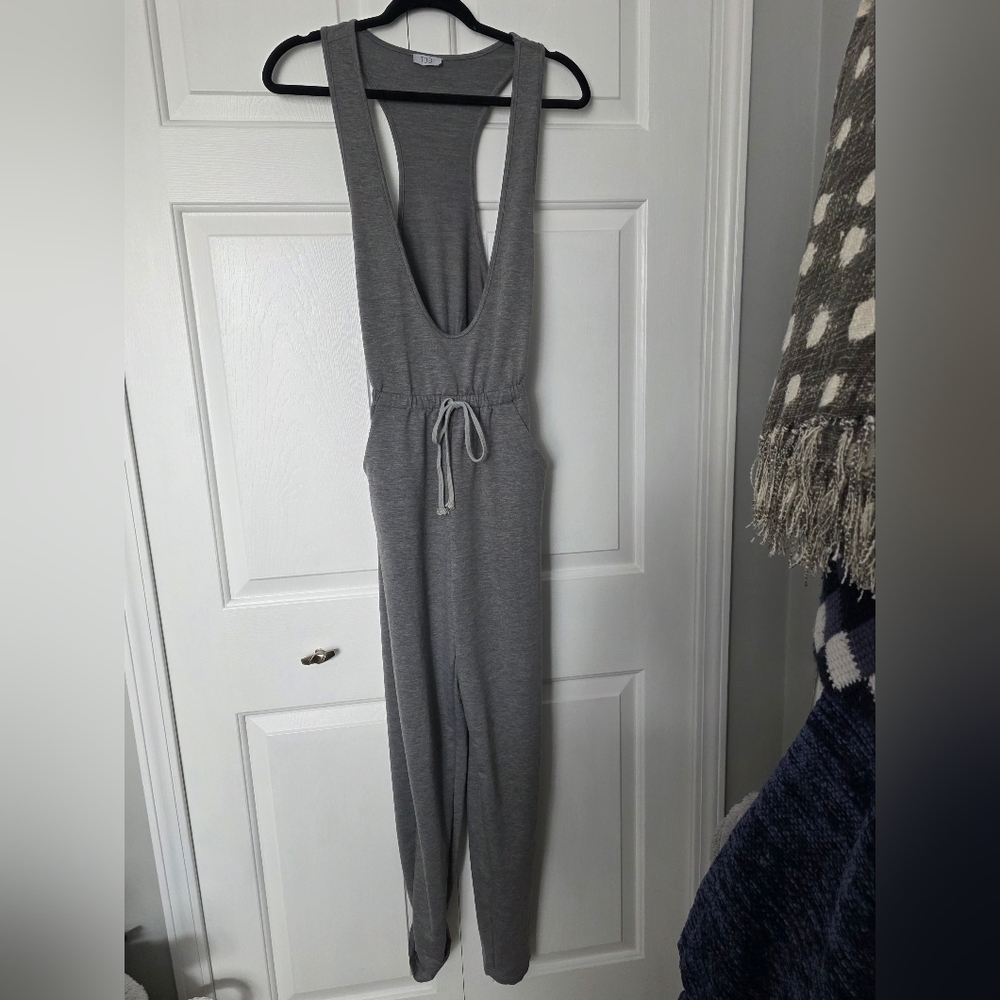 Tobi S. Charcoal Sleeveless  Romper Jumpsuit